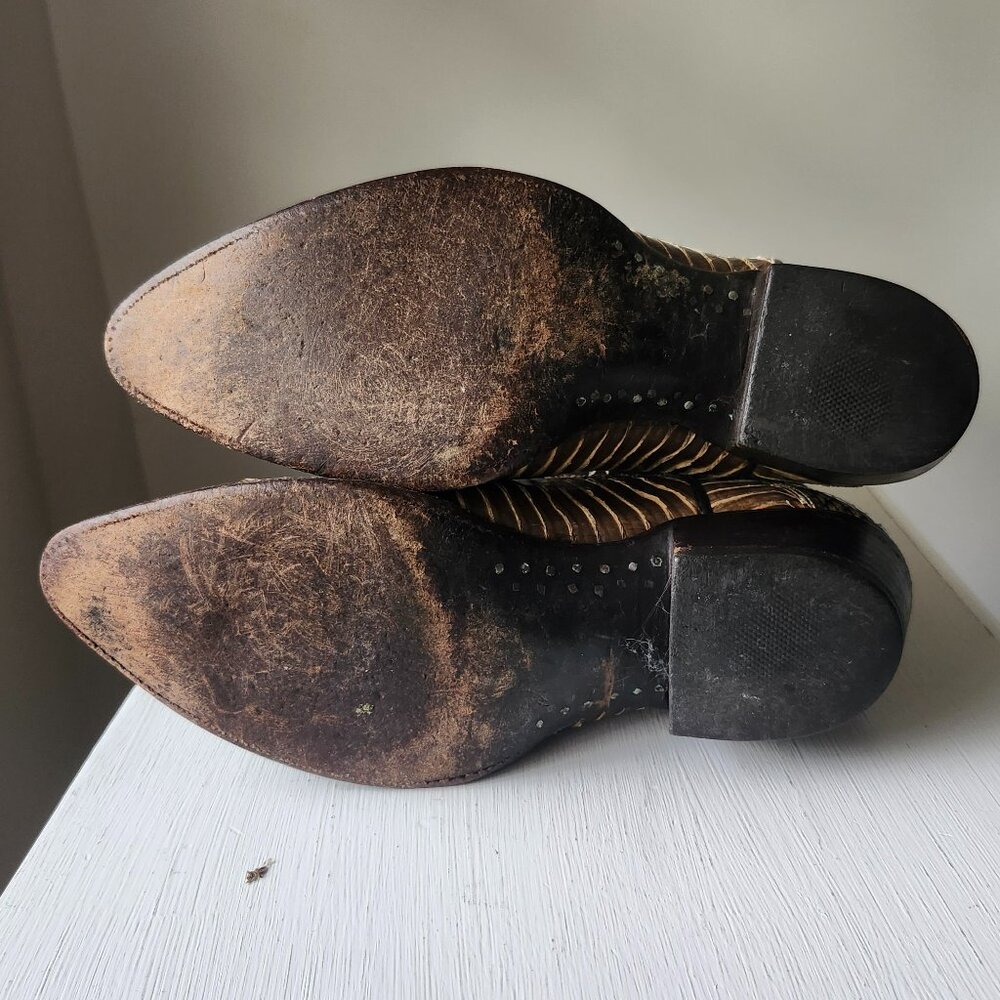 Larry Mahan Handcrafted Exotic Python & Leather W… - image 7